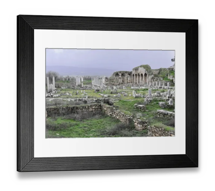 Framed Print : Excavation site site of the ancient city of Aphrodisias Framed Print : Excavation site site of the ancient city of Aphrodisias