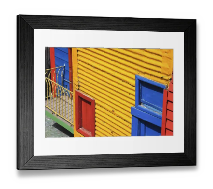 Framed Print : Argentina, colorful buildings of El Caminito