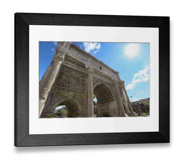 Framed Print : Arch of Septimius Severus, Rome, Italy