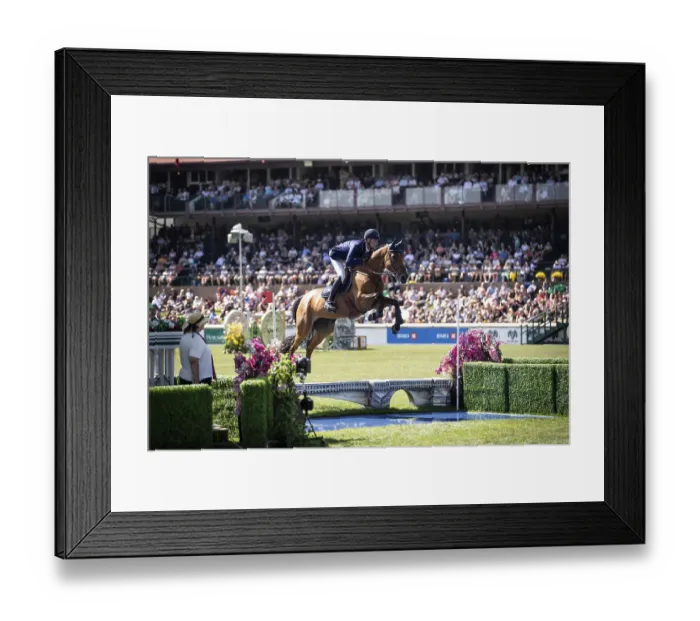 Framed Print : Daniel Deusser of Germany and riding Killer Queen VDM compete in the first round of the 1 Framed Print : Daniel Deusser of Germany and riding Killer Queen VDM compete in the first round of the 1