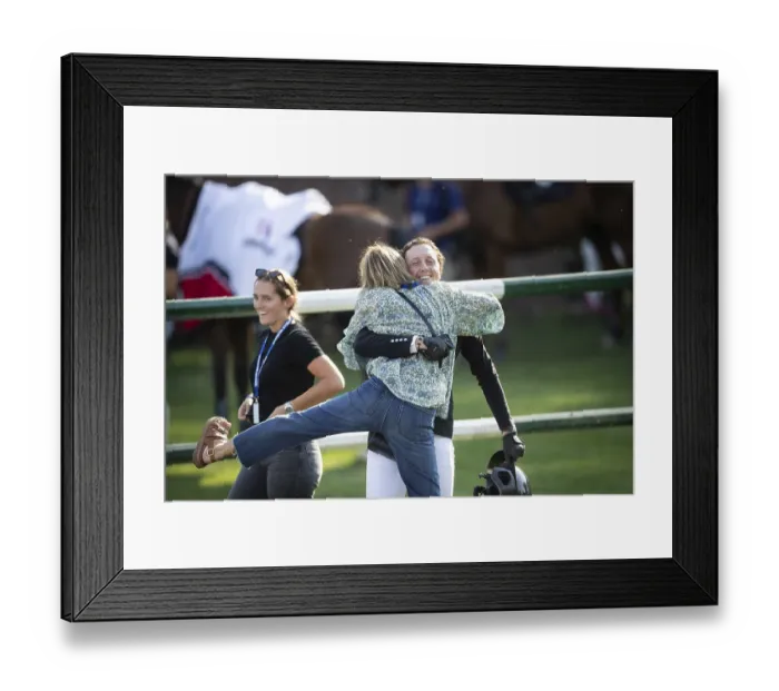 Framed Print : Celebration time for Team Fuchs as he takes a second win in as many years of the CPKC Internation GP at the Spruce Framed Print : Celebration time for Team Fuchs as he takes a second win in as many years of the CPKC Internation GP at the Spruce