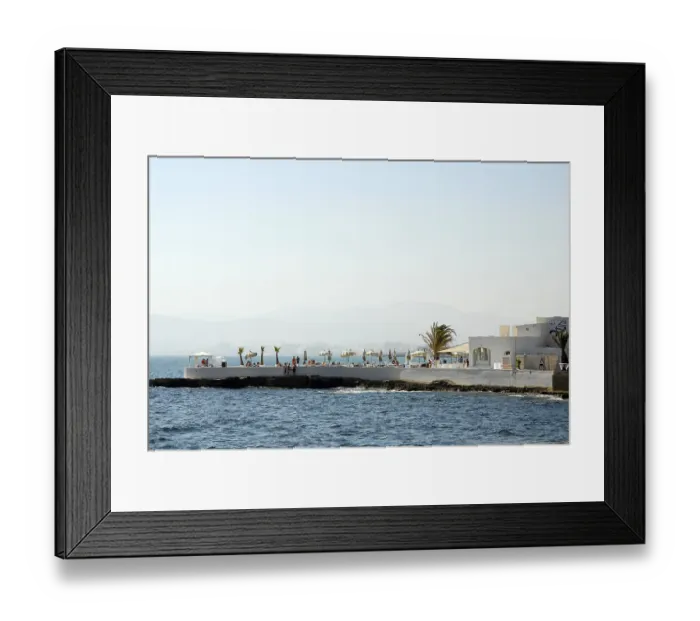 Framed Print : Purobeach Bar, Club in Can Pastilla Framed Print : Purobeach Bar, Club in Can Pastilla