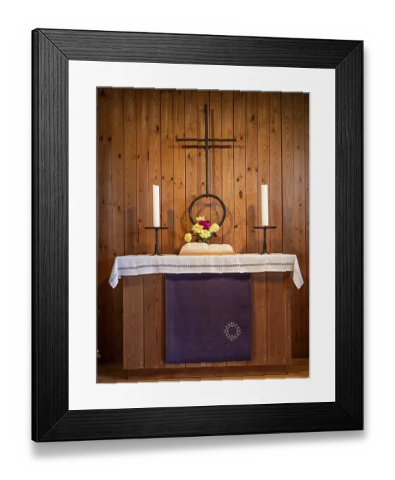 Framed Print : Fishermen's church in Born on the DarB Framed Print : Fishermen's church in Born on the DarB