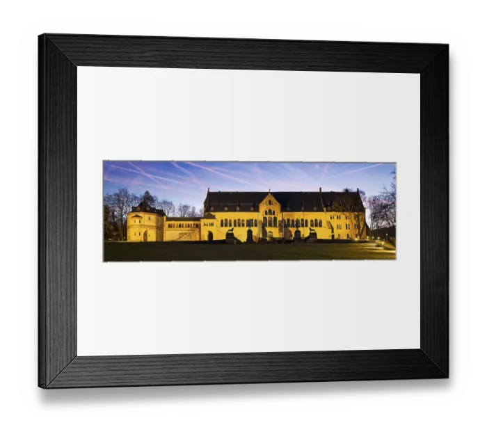 Framed Print : Goslar Imperial Palace in the evening