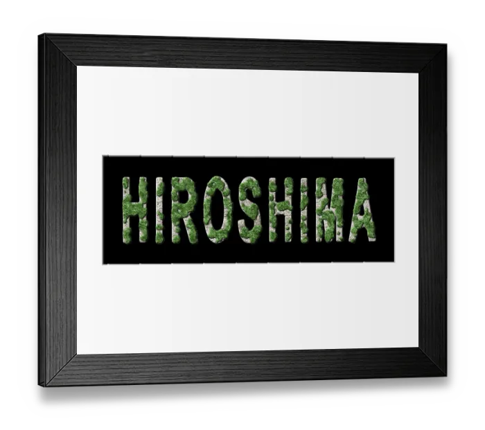 Framed Print : Hiroshima Reforestation and Biophilia