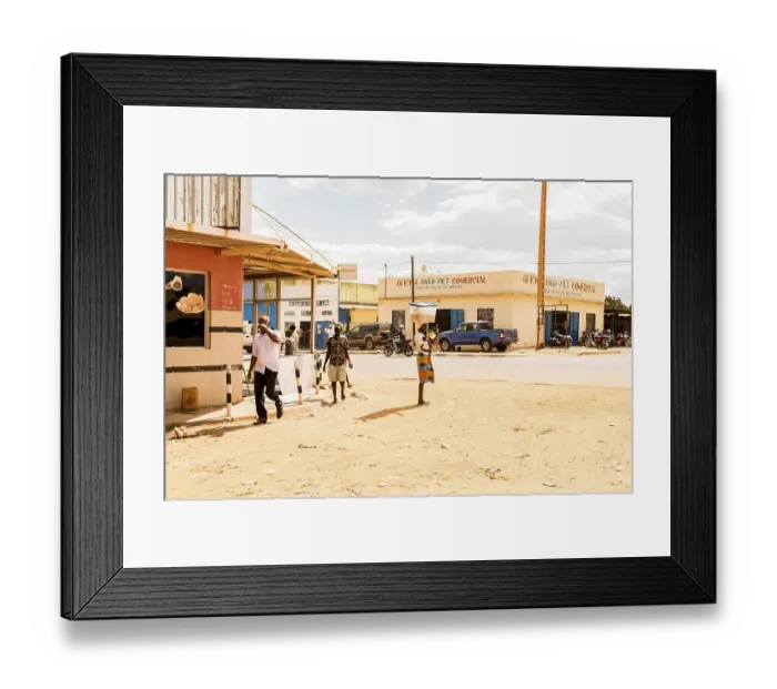 Framed Print : Woman carrying loads on her head Framed Print : Woman carrying loads on her head