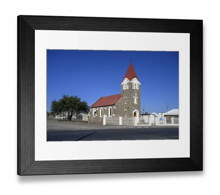 Framed Print : New Apostolic Church, Keetmanshoop