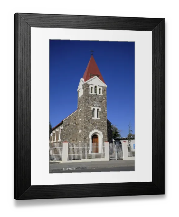 Framed Print : New Apostolic Church, Keetmanshoop