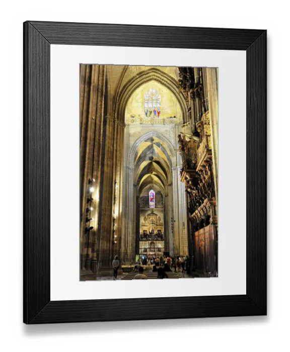 Framed Print : Cathedral of Santa Maria de la Sede in Seville