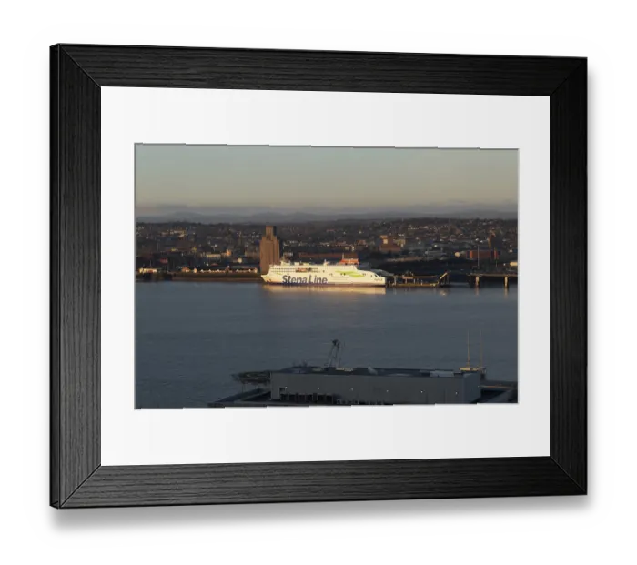 Framed Print : Stena Line passenger vehicle RoPax ferry ship Stena Embla