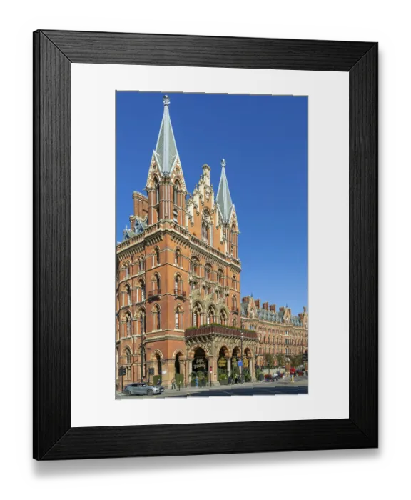 Framed Print : St Pancras Renaissance international railway station hotel Framed Print : St Pancras Renaissance international railway station hotel
