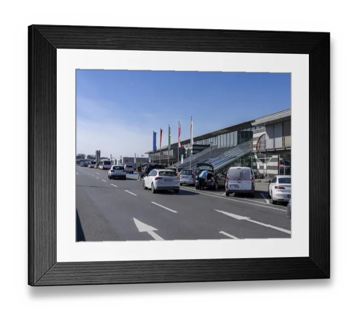 Framed Print : Dortmund Airport, Terminal Building