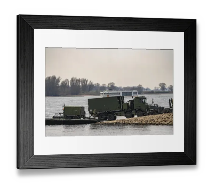 Framed Print : Transport exercise of the Dutch Army Framed Print : Transport exercise of the Dutch Army