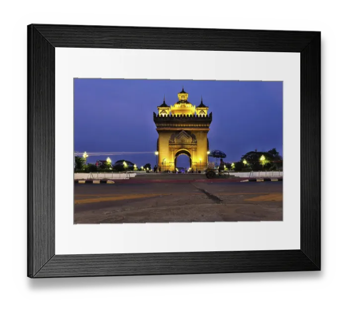 Framed Print : Patuxai, triumphal arch