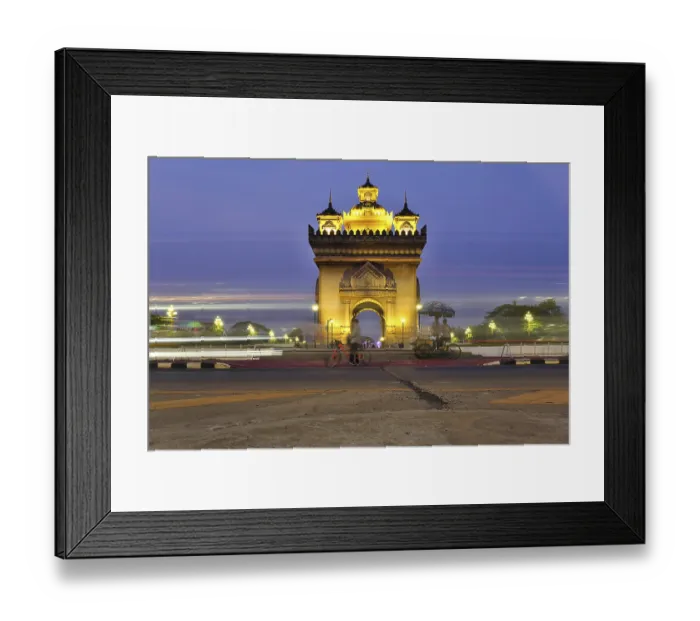 Framed Print : Patuxai, triumphal arch