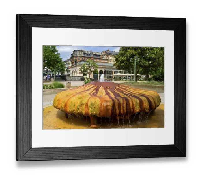 Framed Print : Kochbrunnen Springer, fountain by Edgar Heydock Framed Print : Kochbrunnen Springer, fountain by Edgar Heydock