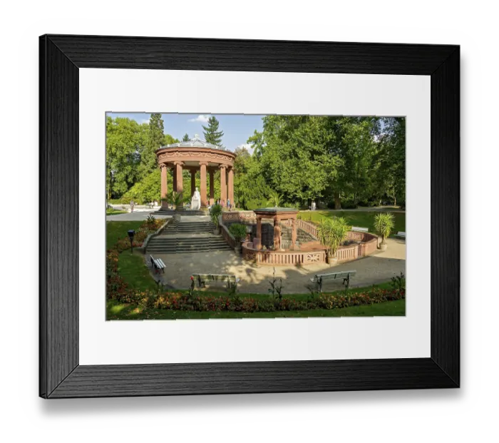 Framed Print : Elisabethenbrunnen with Monopteros Framed Print : Elisabethenbrunnen with Monopteros