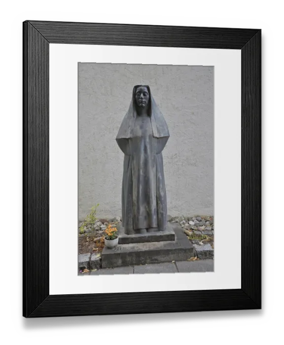 Framed Print : Monument to the Jewish woman's rights activist and philosopher Edith Stein by Wilhelm Uhlig