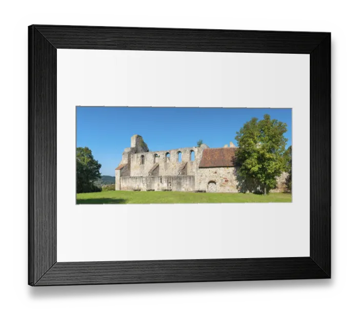 Framed Print : Walbeck Monastery, ruins of the former Romanesque Benedictine collegiate church of St Mary