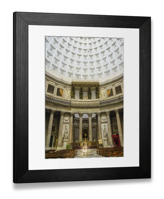 Framed Print : Basilica Reale Pontificia San Francesco da Paola