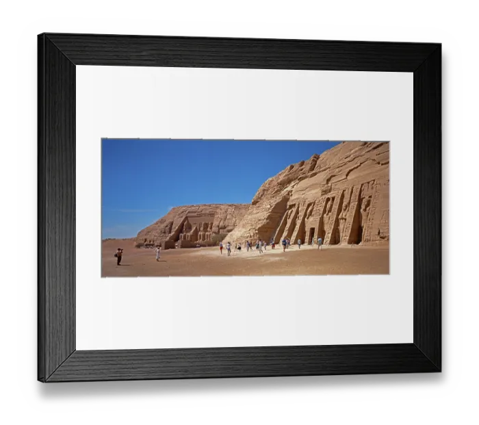 Framed Print : Ramses Temple, (l), Hathor Temple