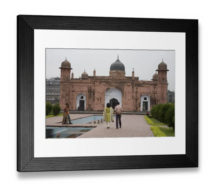 Framed Print : Lalbagh Fort Bangla-Muslim style of Architecture