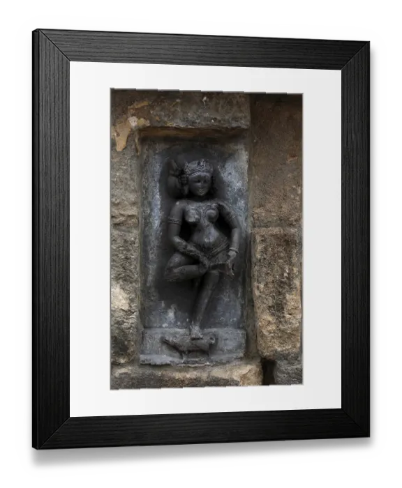 Framed Print : Architecture, chousath (sixty four) yoginis temple