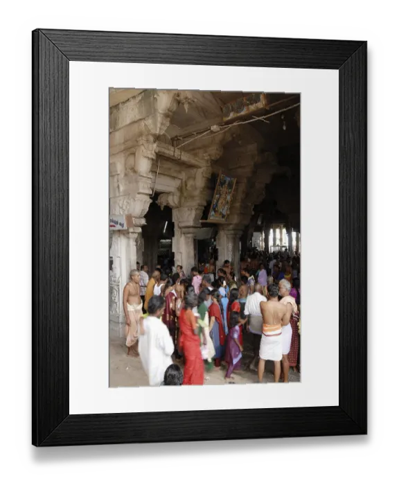 Framed Print : Shanmuga Vilasam Mandap in Subrahmanya Swami temple