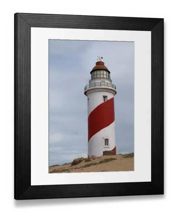 Framed Print : Old light house at Tiruchendur, Tamil Nadu, India