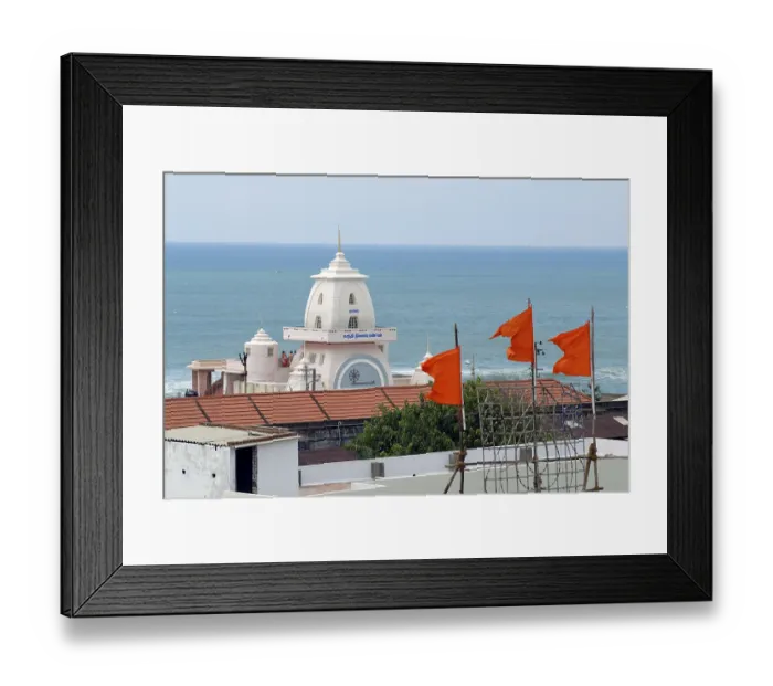 Framed Print : Gandhi memorial, Kanyakumari, Tamil Nadu, India
