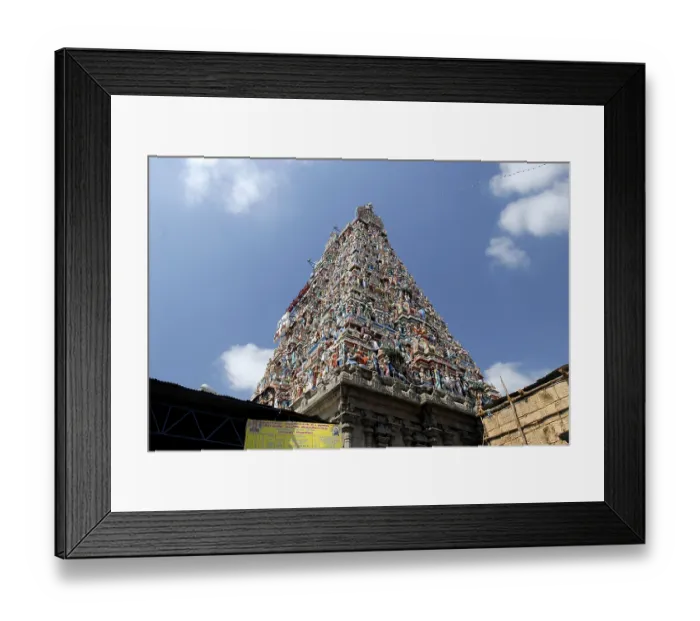 Framed Print : Rajagopuram temple tower of Kapaleswara Shiva temple Framed Print : Rajagopuram temple tower of Kapaleswara Shiva temple