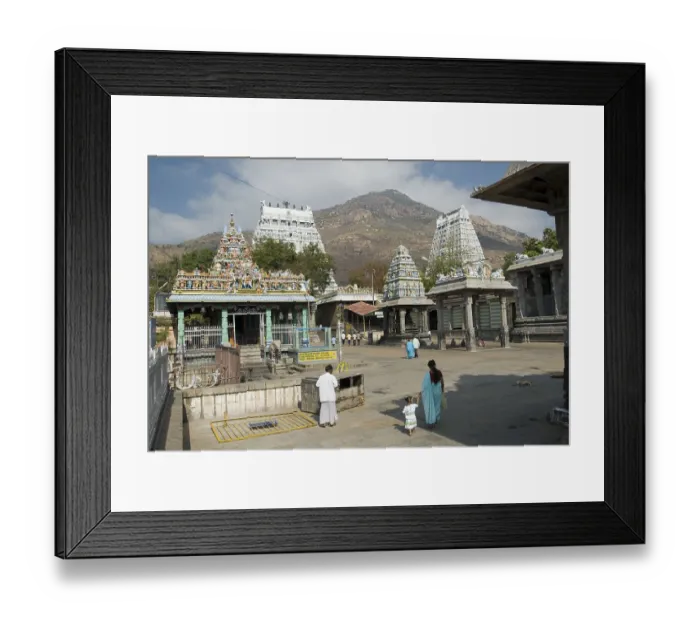 Framed Print : Thiruvannamalai temple, Tamil Nadu, India