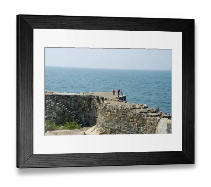 Framed Print : Side View of Sindhudurgh fort, Sindhudurg Framed Print : Side View of Sindhudurgh fort, Sindhudurg