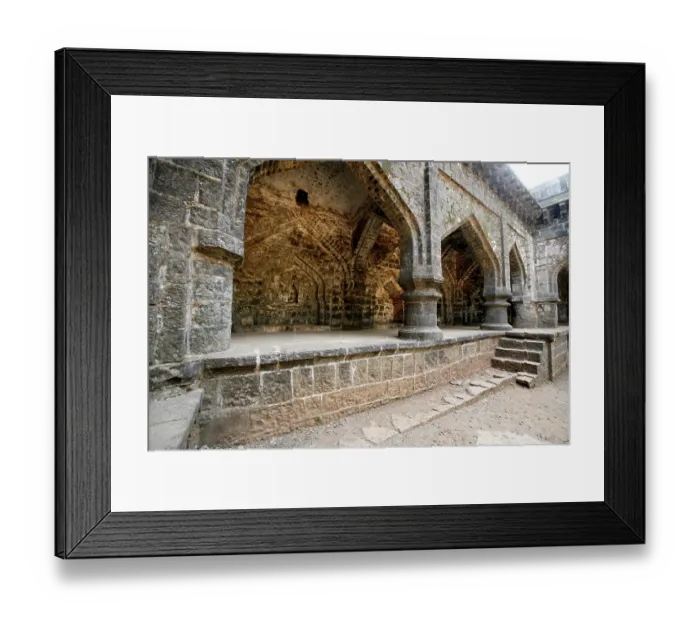 Framed Print : Panhala fort, Kolhapur, Maharashtra, India