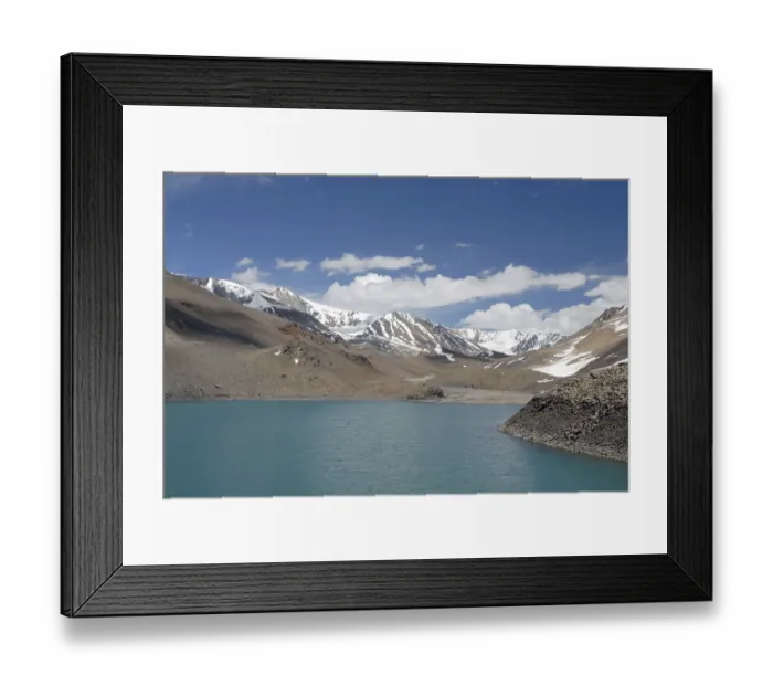 Framed Print : Glacier at Vishaltal, Himachal Pradesh, India