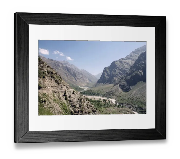 Framed Print : Bhaga river flowing in Bhaga valley