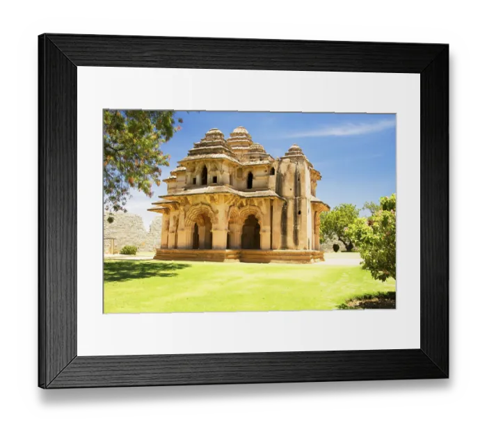 Framed Print : Lotus mahal built in 16th century