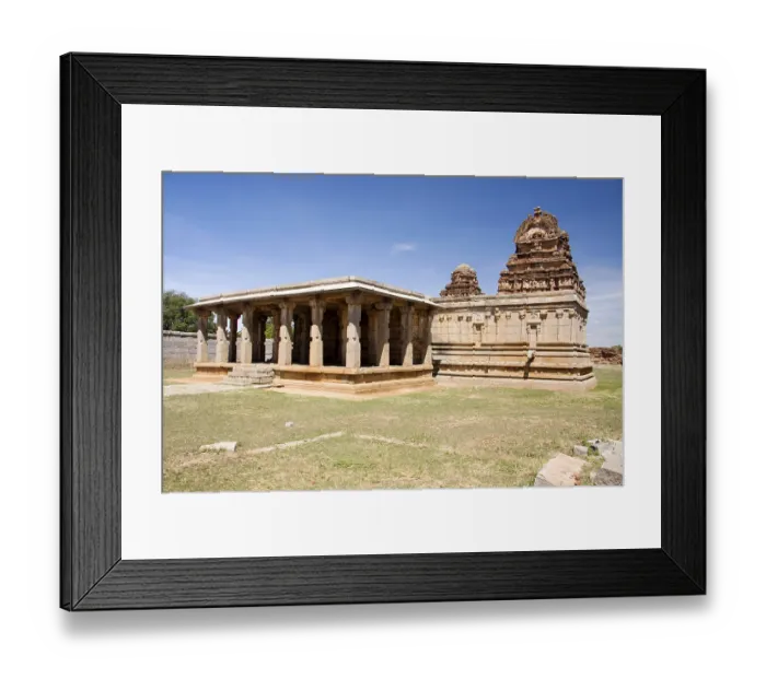 Framed Print : Vitthala temple also known as vijaya vitthale temple built by king Devarya II 1422-46