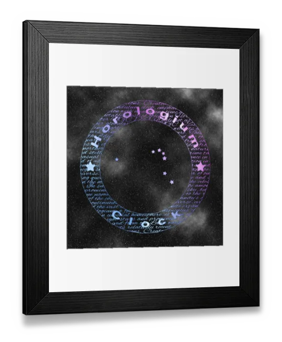 Framed Print : Horologium Constellation, Star Patterns
