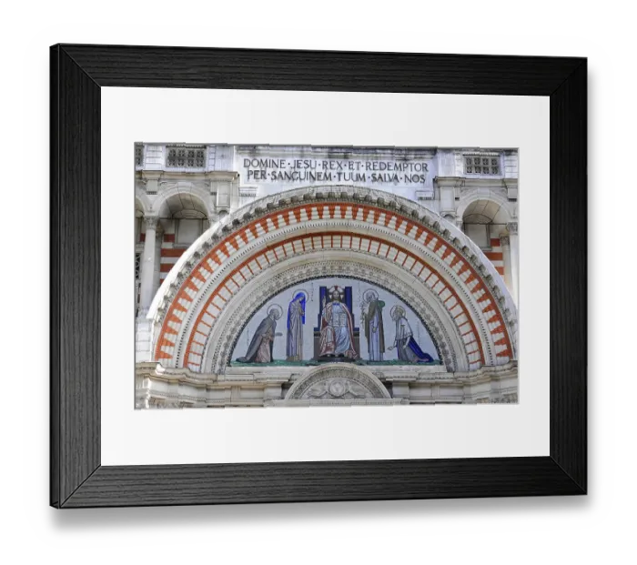 Framed Print : Partial view of Westminster Cathedral