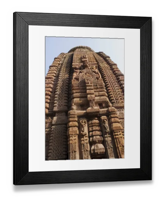 Framed Print : 10th-11th century AD Mukteshwar temple dedicated to god Shiva considered masterpiece of temple architecture