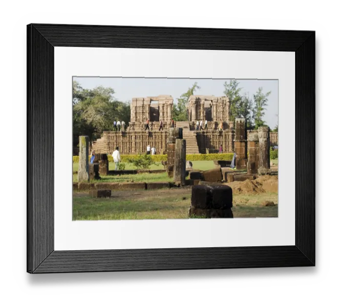 Framed Print : Ceremonial hall next to world heritage Sun Temple at Konarak in Orissa Framed Print : Ceremonial hall next to world heritage Sun Temple at Konarak in Orissa