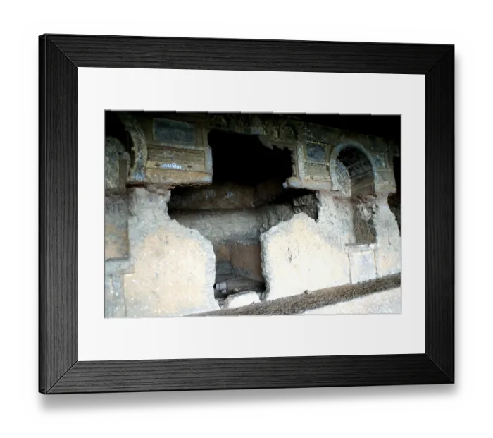 Framed Print : Tanhale caves view, Maharashtra, India Framed Print : Tanhale caves view, Maharashtra, India