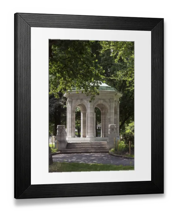 Framed Print : Krefeld, Kaiser-Friedrich-Hain