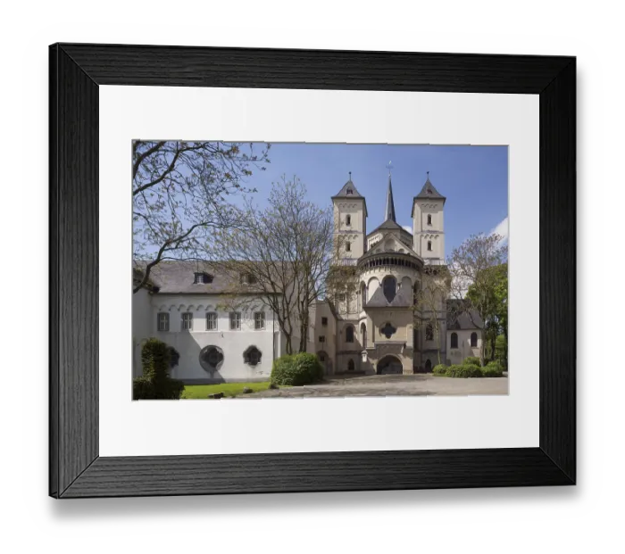 Framed Print : Brauweiler near Pulheim, St Nicholas Abbey Church Framed Print : Brauweiler near Pulheim, St Nicholas Abbey Church