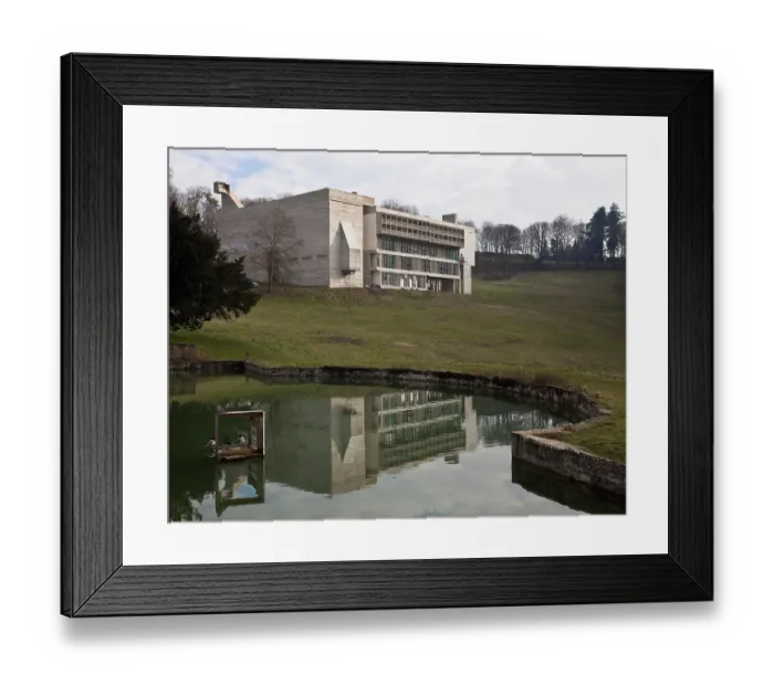 Framed Print : Eveux near Lyon, Sainte-Marie de La Tourette monastery