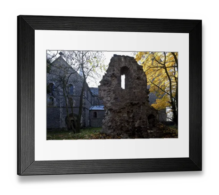 Framed Print : Romanesque ruins of the so-called Old Chapel