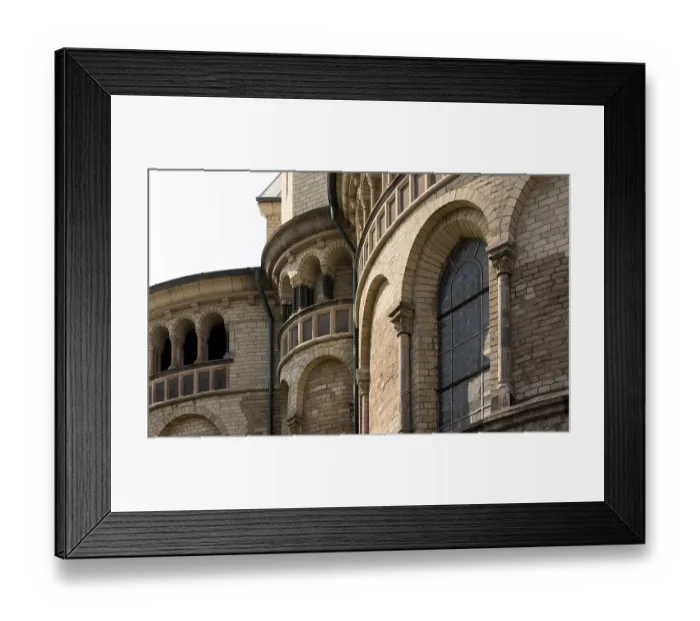 Framed Print : View of the cloverleaf choir from the north-east Framed Print : View of the cloverleaf choir from the north-east