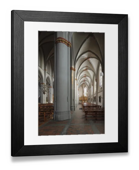 Framed Print : South aisle, view to the east, St. Sankt, Saint