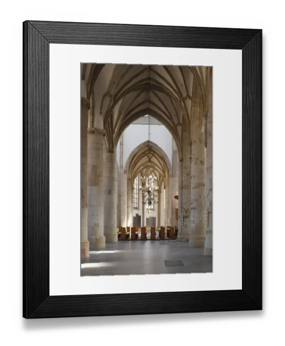 Framed Print : View from the north aisle to the east